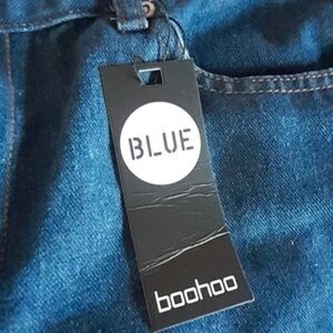 Boohoo Blue Boyfriend Jeans